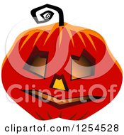 Poster, Art Print Of Halloween Jackolantern Pumpkin