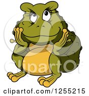 Poster, Art Print Of Chubby Female Toad