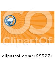 Clipart Of A Grizzly Bear Business Card Design Royalty Free Illustration