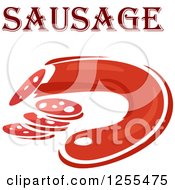 Curved Sausage And Text