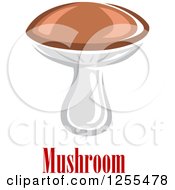 Poster, Art Print Of Mushroom And Text