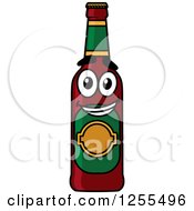 Poster, Art Print Of Cartoon Happy Beer Bottle