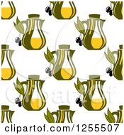 Seamless Olive Oil Pattern