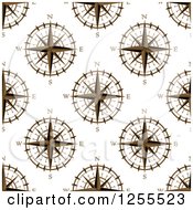 Poster, Art Print Of Seamless Pattern Background Of Compasses