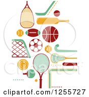 Poster, Art Print Of Sports Accessories