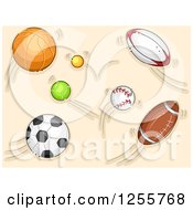 Poster, Art Print Of Fast Sports Balls