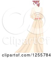 Poster, Art Print Of Rear View Of A Bride In A Shabby Chic Dress