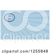 Clipart Of A Crane Business Card Design Royalty Free Illustration