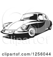 Poster, Art Print Of Black And White Citroen 1956 Car