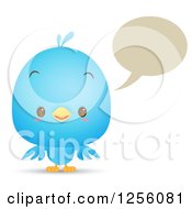 Cute Bluebird Talking