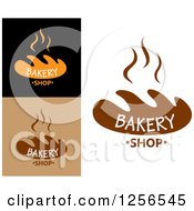 Clipart Of Bakery Shop Designs With Bread Royalty Free Vector Illustration