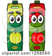 Apple Juice Carton Characters