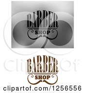 Clipart Of Barbershop Designs Royalty Free Vector Illustration