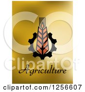 Poster, Art Print Of Agriculture Text And Wheat