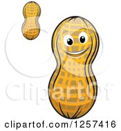 Clipart Of Peanuts Royalty Free Vector Illustration