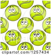 Poster, Art Print Of Seamless Pattern Background Of Tennis Balls
