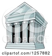 Poster, Art Print Of Ancient Greek Structure With Columns