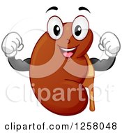 Poster, Art Print Of Happy Strong Kidney Flexing