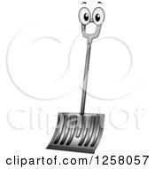 Clipart Of A Show Shovel Character Royalty Free Vector Illustration