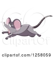 Poster, Art Print Of Scared Mouse Running