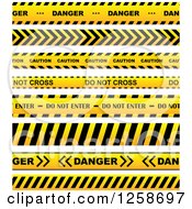Poster, Art Print Of Yellow Caution Tapes