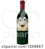 Poster, Art Print Of Happy Wine Bottle