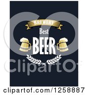 Poster, Art Print Of Beer Text