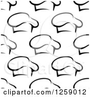 Poster, Art Print Of Seamless Background Pattern Of Chef Hats