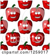 Poster, Art Print Of Seamless Pattern Background Of Happy Red Apples