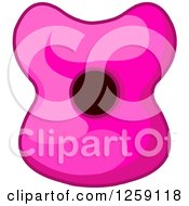 Poster, Art Print Of Womans Pink Surprised Lips