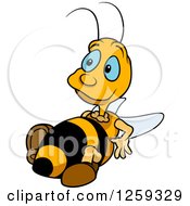 Poster, Art Print Of Chubby Bee Resting