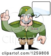 Poster, Art Print Of Caucasian Army General Man Talking