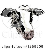 Poster, Art Print Of Dairy Cow Mascot