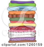 Stack Of Folded Clothes