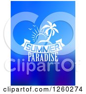 Poster, Art Print Of Summer Paradise Design