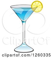 Poster, Art Print Of Blue Cocktail