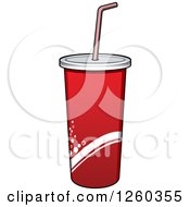 Clipart Of A Fountain Soda Royalty Free Vector Illustration by Vector Tradition SM