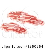 Clipart Of Pork Meat Royalty Free Vector Illustration