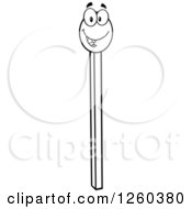 Black And White Happy Match Stick Character