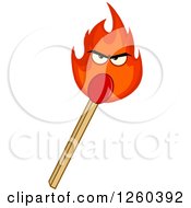 Burning Match Stick Character