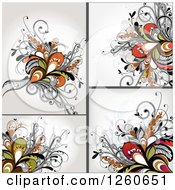 Poster, Art Print Of Backgrounds Of Abstract Floral