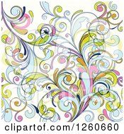 Poster, Art Print Of Background Of Abstract Floral