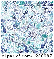 Poster, Art Print Of Background Of Floral And Birds