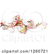 Clipart Of A Colorful Splash Royalty Free Vector Illustration