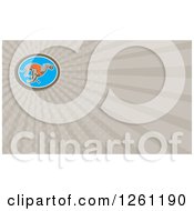 Clipart Of A Racing Greyhound Background Or Business Card Design Royalty Free Illustration by patrimonio