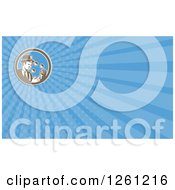 Clipart Of A Retro Woodcut Juggler Business Card Design Royalty Free Illustration