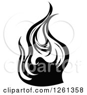 Poster, Art Print Of Black And White Fire Design Element