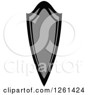 Poster, Art Print Of Grayscale Shield Badge