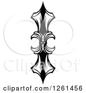 Poster, Art Print Of Black And White Ornate Design Element