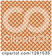 Clipart Of A Funky Seamless Pattern Background Of Retro Diamonds Royalty Free Vector Illustration